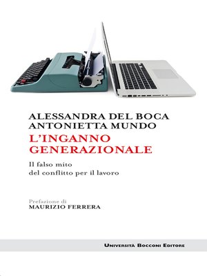 cover image of L'inganno generazionale